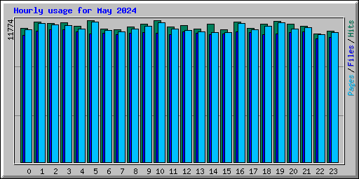 Hourly usage for May 2024